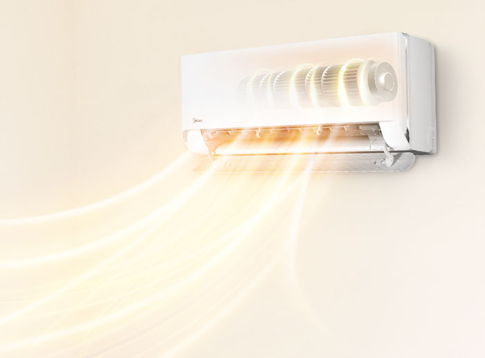 Midea Breezeless E Heat Flash отопление